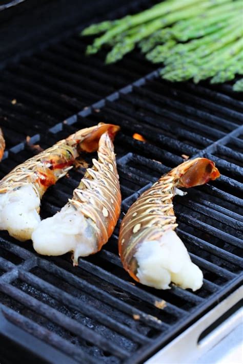 grilled lobster tails with herb garlic butter cooking home