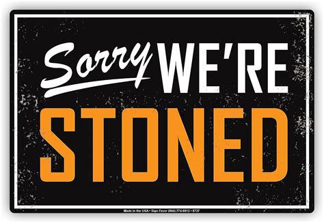 Sorry We Are Closed Vintage Novelty Metal Sign 6 X 9 Home Décor