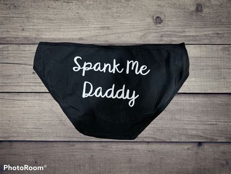 Spank Me Daddy Underwear Spank Me Daddy Pantiesspank Me Etsy