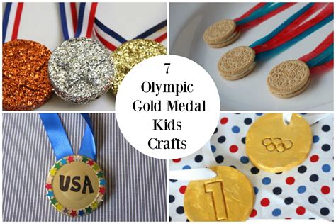 12 Olympic Gold Medal Kids Crafts