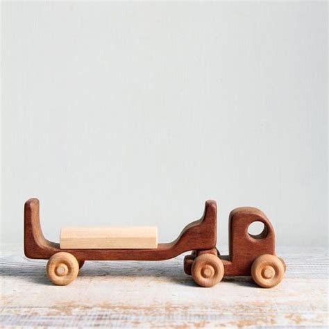 Toys Park Vintage Handmade Wooden Toy Truck With Block German Toy
