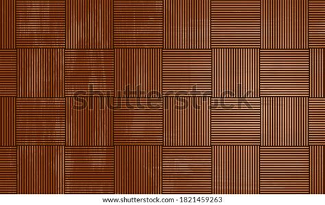 Brown Lines Seamless Wooden Pattern Background Stock Vector Royalty