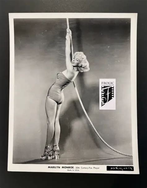 MARILYN MONROE LATE S Vintage Photo For Th Century Fox From MSN