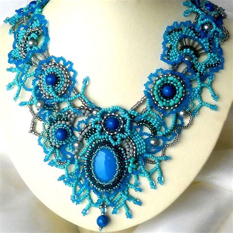 Pin By Laurie Morgan On Inspiration Unique Bead Necklaces Handmade
