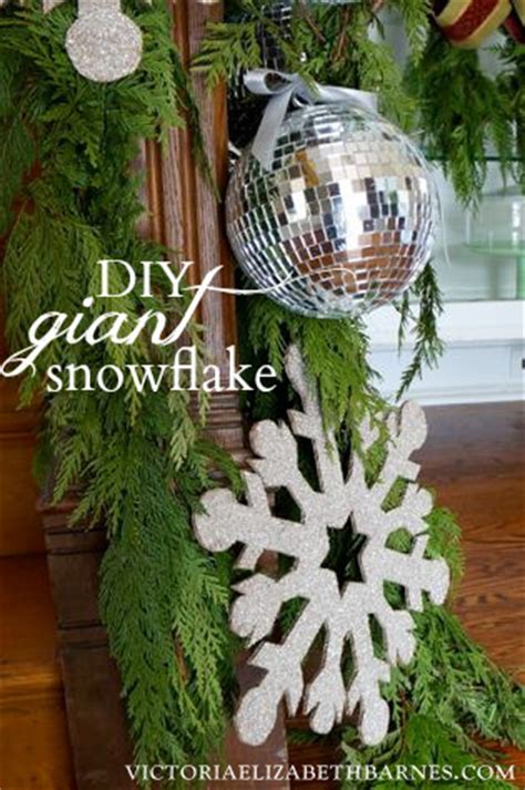 Perfect giant snowflake templates for themed parties or holiday decor! DIY Giant Glitter Snowflakes - Victoria Elizabeth Barnes
