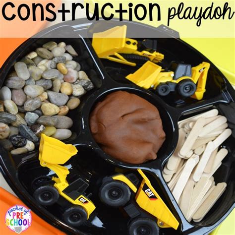 Construction Themed Centers And Activities For Little Learners Pocket