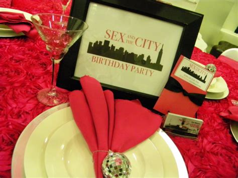 Mkr Creations Sex In The City Party Theme