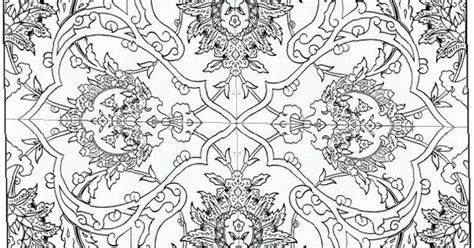 Islamic Ornament Mosaic Coloring Page Free Printable