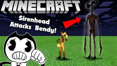 Bendy Meets Siren Head Batim Minecraft Youtube