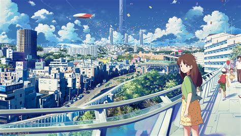 Anime Cityscape Wallpapers Top Free Anime Cityscape Backgrounds
