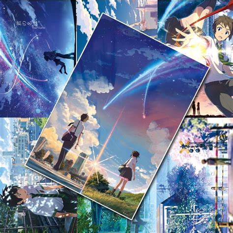 Poster Your Name Poster Anime Poster Wallpaper Stunning Wall Stickers