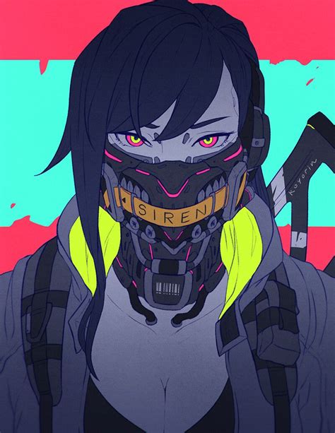 Artstation Siren Koyori N Cyberpunk Drawing Cyberpunk Tattoo