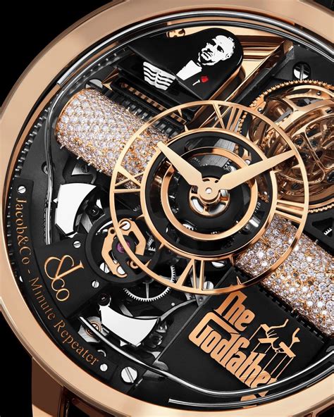 Jacob And Co 捷克豹 New Opera Godfather Minute Repeater Diamond In Hong