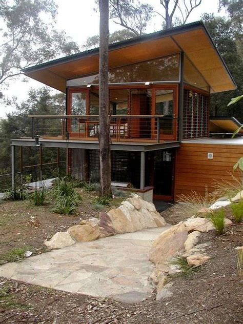 30 Simple Hillside House Design Decoomo