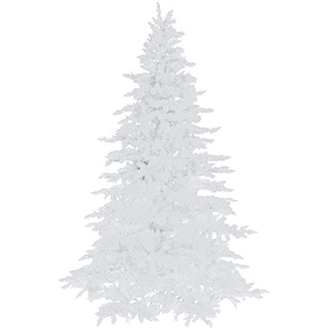 Vickerman 75 Unlit Flocked White Spruce Artificial Christmas Tree