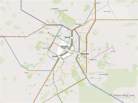 Brussels Rail Map A Smart City Map Even Offline Download Now