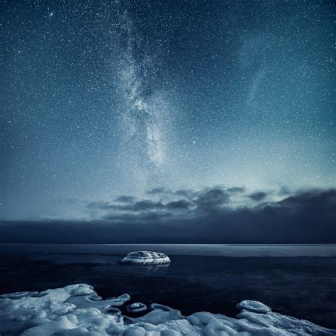 O Céu Estrelado Noturno Na Fotografia Artística De Mikko Lagerstedt