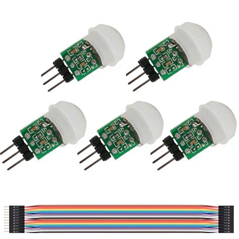 Youmile 5PACK IR Capteur Humain AM312 Mini Module de Détecteur HC SR312