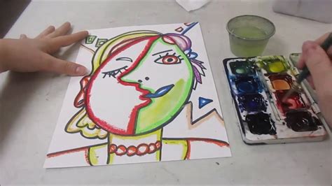 Cubism Face Picasso Style Youtube