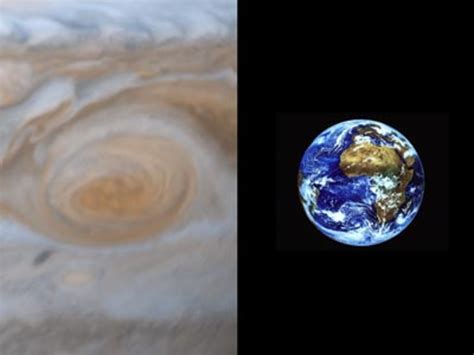 Esa Jupiters Great Red Spot And Earth