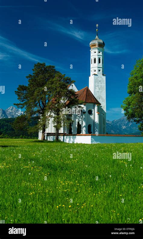 St Colemans Church In Bavaria Germany Stock Photo Alamy