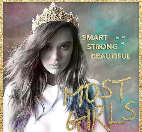 Hailee Steinfeld Most Girls Posters By Thalia C Redbubble