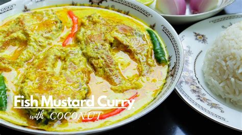 Fish Mustard Curry With Coconut Bengali Recipe Of Rohu In Mustard