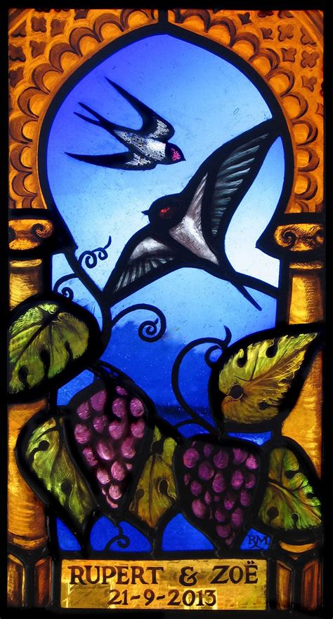 Swallows Rachel Mulligan Stained Glass Stained Glass Crafts