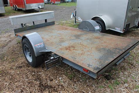 Not all ramps, trailers and vehicle are created equal so it's imperative that you only use equipment designed to support the weight of your motorcycle after you've loaded your motorcycle into your trailer, the front wheel of your bike should be chocked to prevent it from turning or moving in any way. Open Trailer for Sale