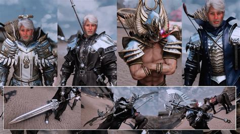 Skyrim Kirax Project Vindictus Vol3 Male Armor And Weapons Smp Se