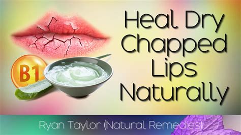 How To Cure Chapped Lips Fast Natural Remedies Youtube