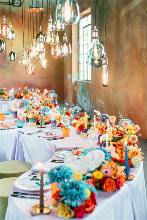 Pop Art Inspo Meets 80s Vibes With Plenty Of Colorful Wedding Ideas