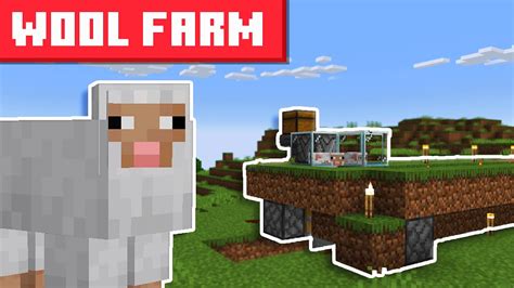 Minecraft Sheep Wool Farm 1204 Simple Design 500 Per Hour Youtube