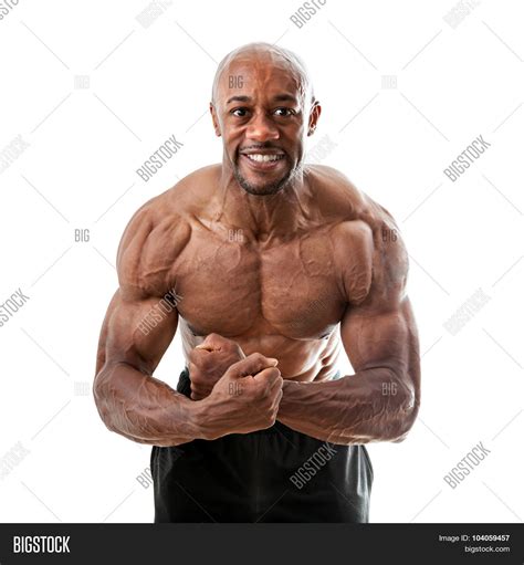 Muscular Man Flexing Image And Photo Free Trial Bigstock