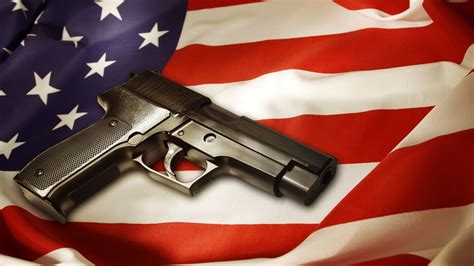 Wallpaper Gun Pistol Flag Usa Military 12222