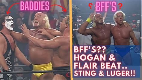 Hogan And Flair Bffs Hulk Hogan And Ric Flair Vs Sting And Lex Luger