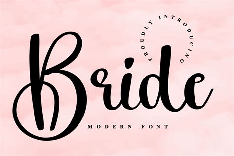 Bride Font By Abbasalam · Creative Fabrica