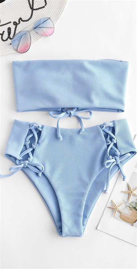 Cute Baby Blue Bikinis Swimsuit To Try This Summer Source By