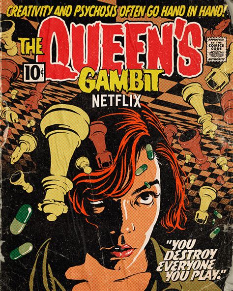 The queen's gambit netflix show chess monthly checkmate poster. Netflix | The Queen's Gambit on Behance