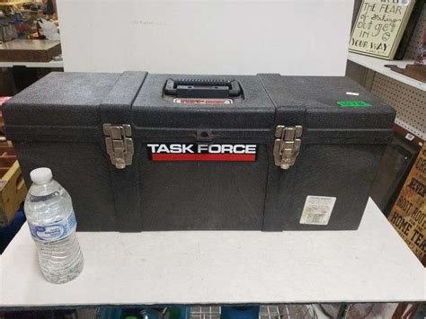 Task Force Professional Tuff Box Large Tool Box Trice Auctions