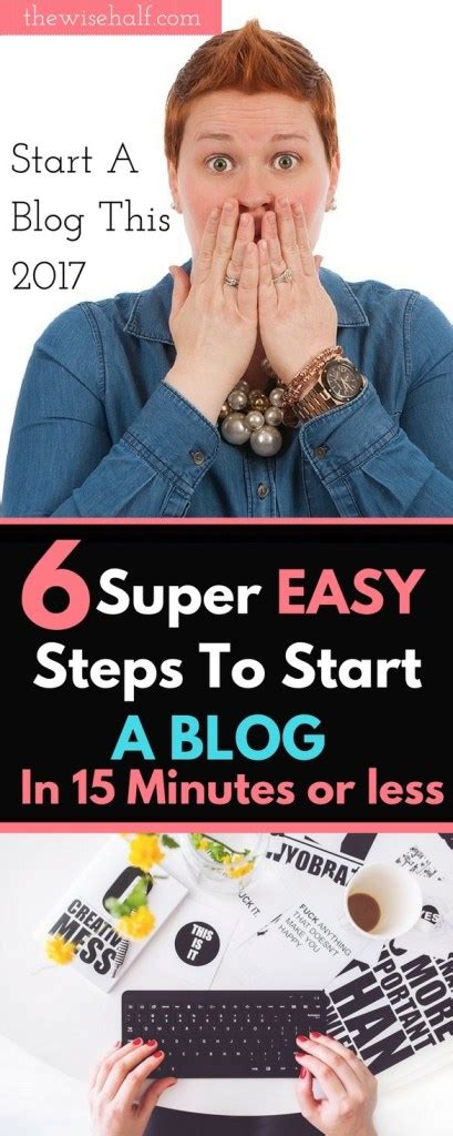 6 Super Easy Steps To Start A Blog In Minutes