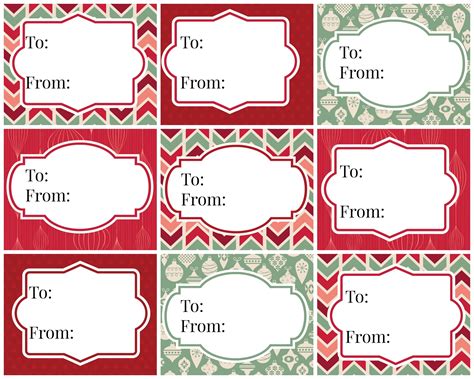 These name tags/labels are bigger than ever, yet the package size is smaller, measuring only about 4 x 6. Vintage Christmas Gift Tags - Free Printables | Refresh ...