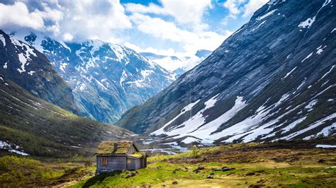 Norway Mountains Landscape 4k Ultra Hd Desktop Wallpaper Norsk Vindu