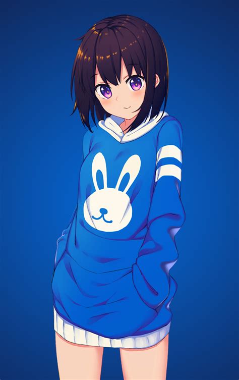 840x1336 Resolution Bunny Anime Girl 840x1336 Resolution Wallpaper