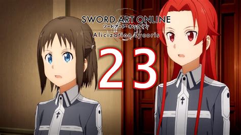 Sword Art Online Alicization Lycoris Part 23 Ronye And Tiese Youtube