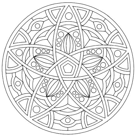 Mandala Harmonie Coloriages Mandalas Difficiles Pour Adultes Et Enfants