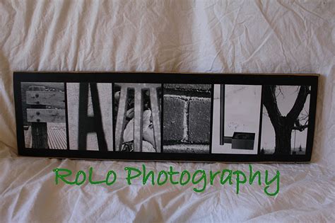 Rolo Photography Alphabet Word Art 6 Letters