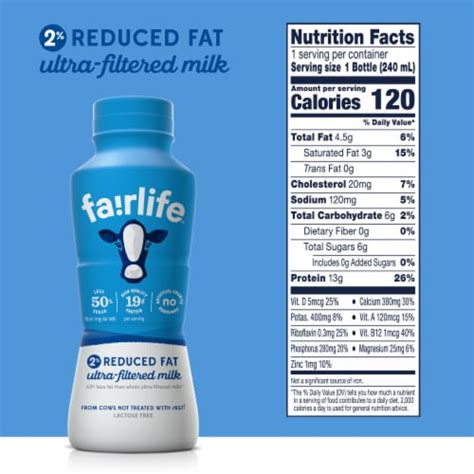 Fairlife 2 Lactose Free And High Protein Ultra Filtered Milk 6 Pk 8 Fl Oz Frys Food Stores