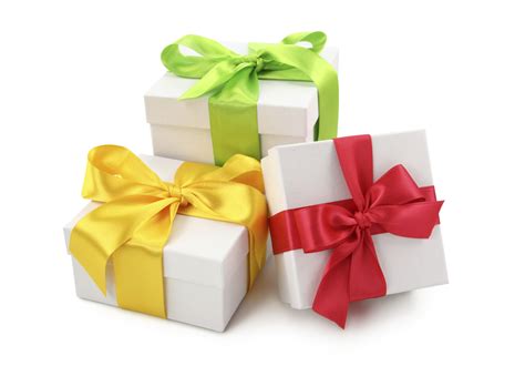 3 ribbon wrapped gifts - West London Waste