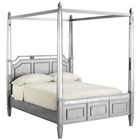 Our bedding accessories category offers a great selection of bed canopies & drapes and more. Hayworth Silver Canopy Beds